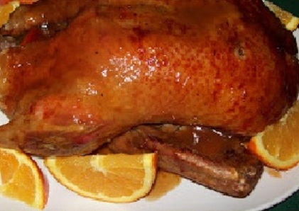 A lovely whole roast duck recipe