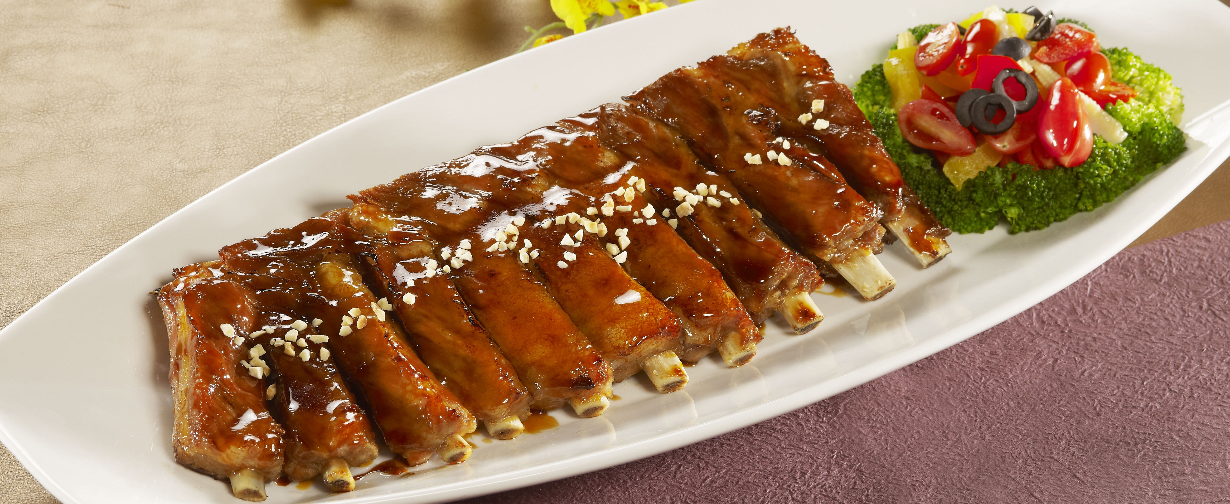 Chinese-Deep-Fried-Pork-Ribs-with-Honey-Vinegar-Sauce