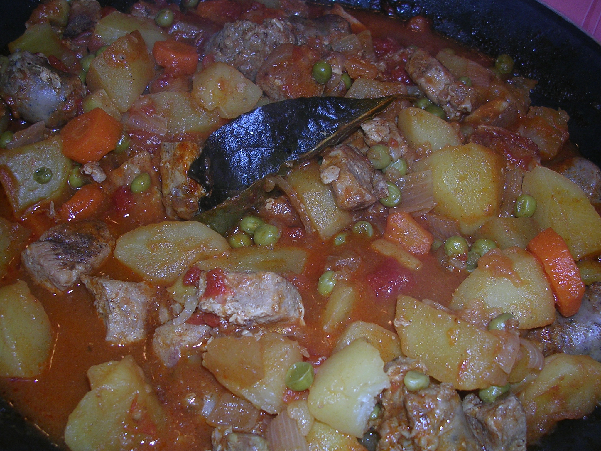 Pork stew with Maltese sausage