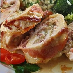 Another great way to serve chicken ! This recipe is very easy to make , and makes your kitchen smell absolutely delicious.