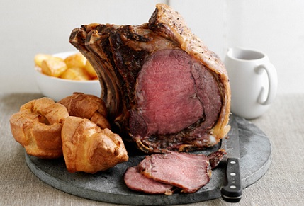 Sunday`s best roast ! Traditional Roast Beef with Yorkshire Pudding.