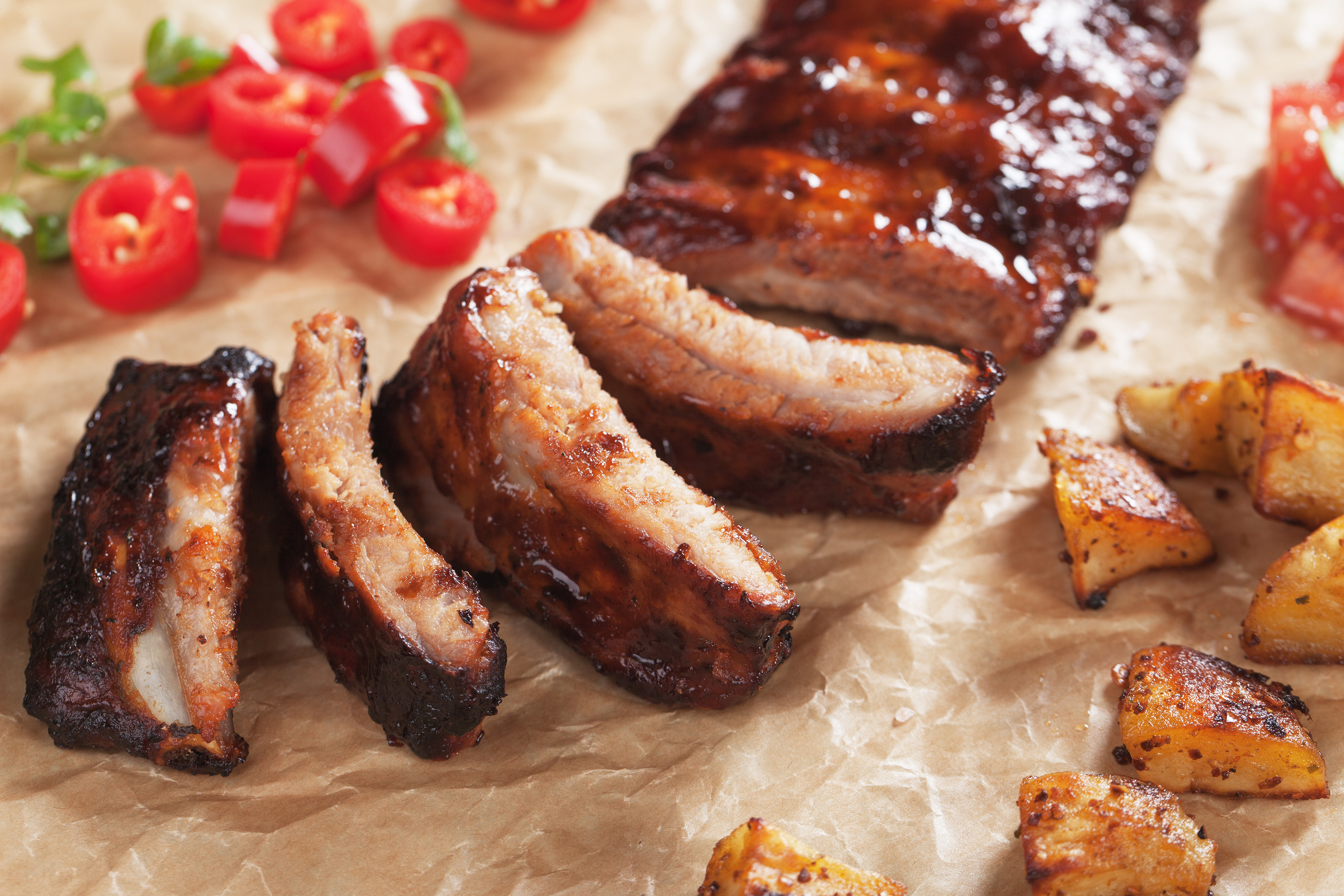 American-style-Sticky-Pork-Ribs