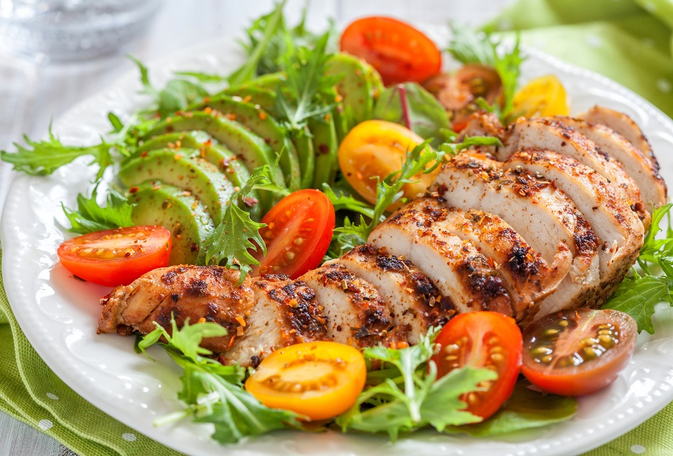 Chicken-Breast-Avocado-Salad. Recipe by In House Butchers, Malta.