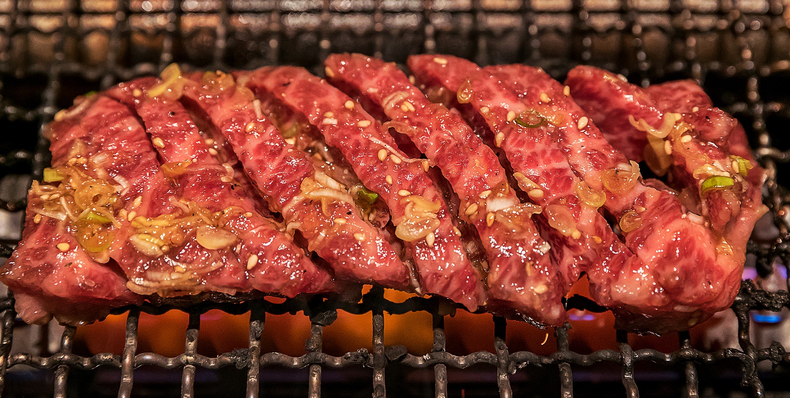 Japanese Yakiniku BBQ- with Kobe Beef Rib-eye,from In House Butchers,Malta,